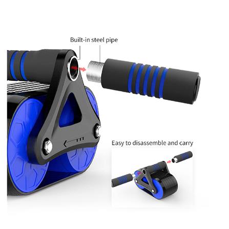 ลูกกลิ้งบริหารหน้าท้อง PRO-FIT น้ำเงิน_3