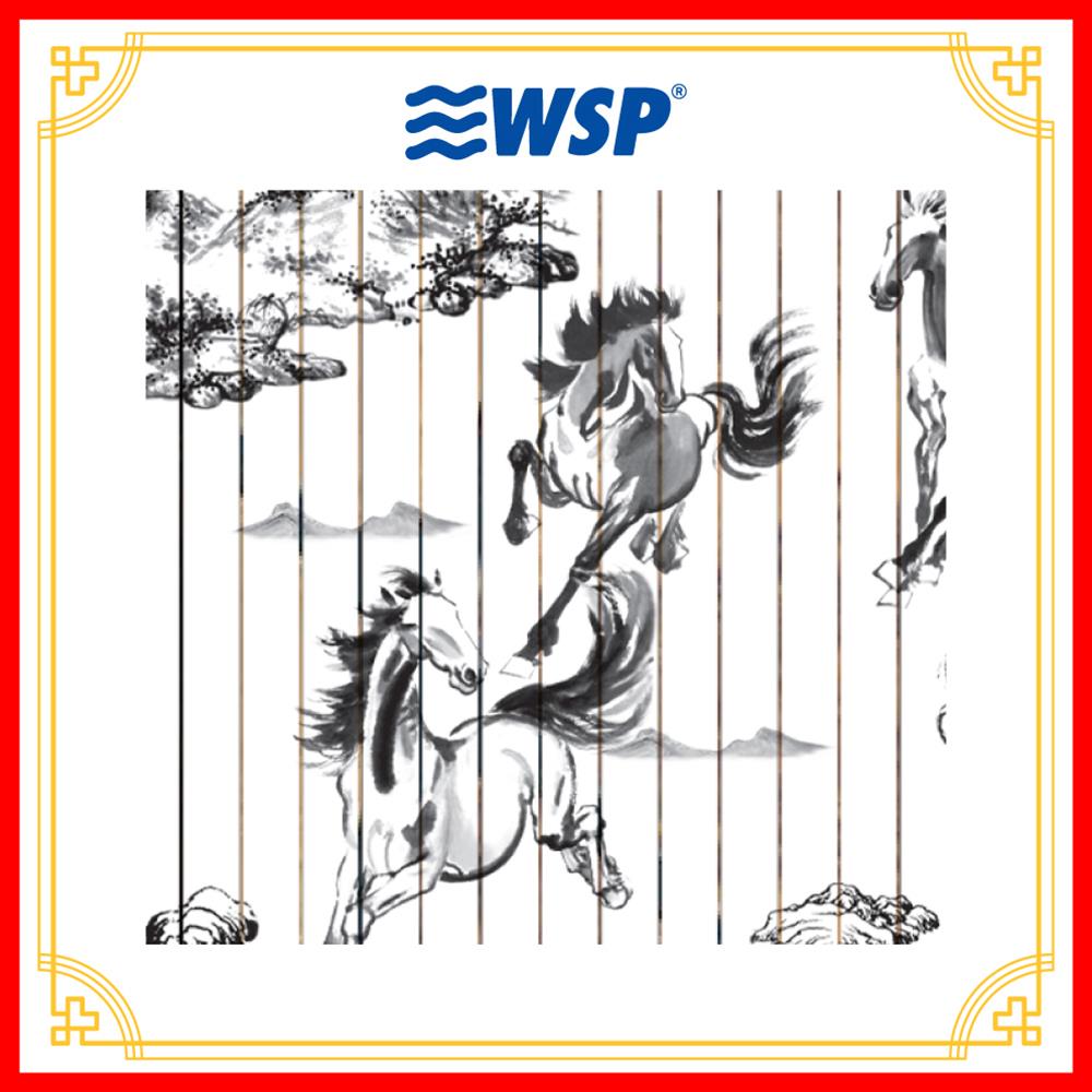 มู่ลี่ PVC WSP (P)TK-36/B-22 80X200 ซม. สีขาว/ดำ