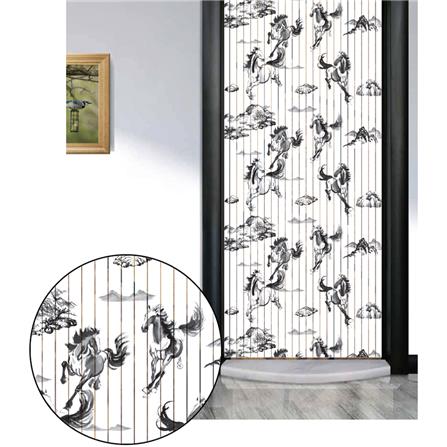 มู่ลี่ PVC WSP (P)TK-36/B-22 80X200 ซม. สีขาว/ดำ_4