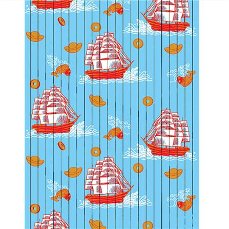 มู่ลี่ PVC WSP (P)TK-36/B21 80X200 ซม. สีฟ้า_1