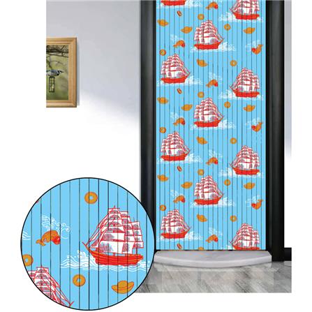 มู่ลี่ PVC WSP (P)TK-36/B21 80X200 ซม. สีฟ้า_3