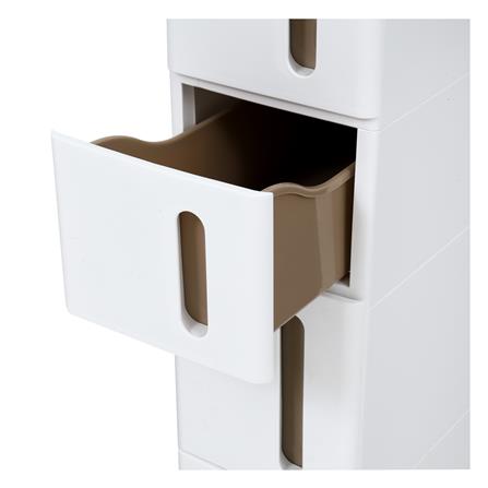 ตู้ลิ้นชักแคบ 5 ชั้น STACKO SEMAI 18x45.5x105 ซม. สีขาว_2