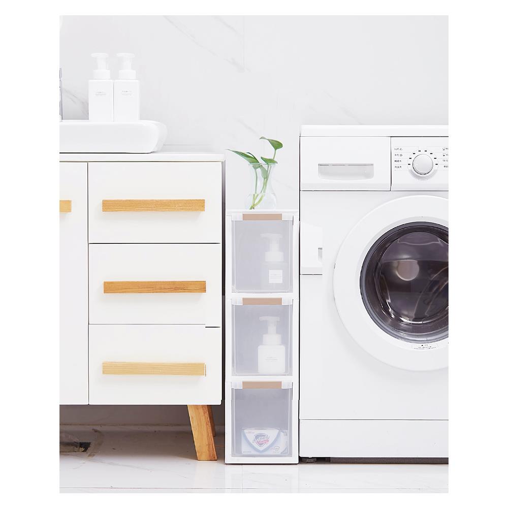 ตู้ลิ้นชักแคบ 3 ชั้น STACKO BENRI 18X47.8X65 ซม. สีขาว