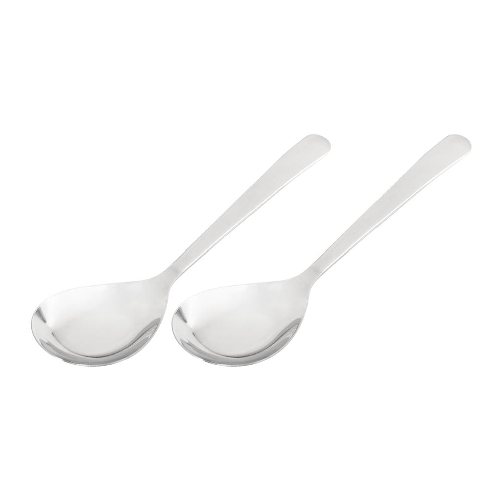 ช้อนจีนใหญ่สเตนเลส KECH เเพ็ก 2 ชิ้น