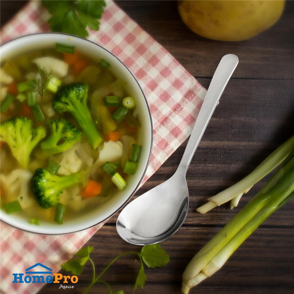 ช้อนจีนใหญ่สเตนเลส KECH เเพ็ก 2 ชิ้น