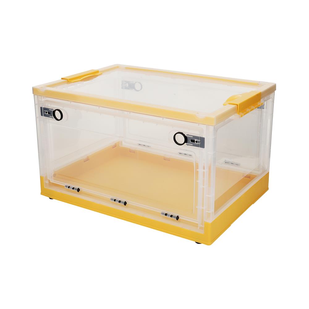 กล่องเก็บของพับได้ STACKO I NE 51x36x30.5 ซม. สีเหลือง/ใส