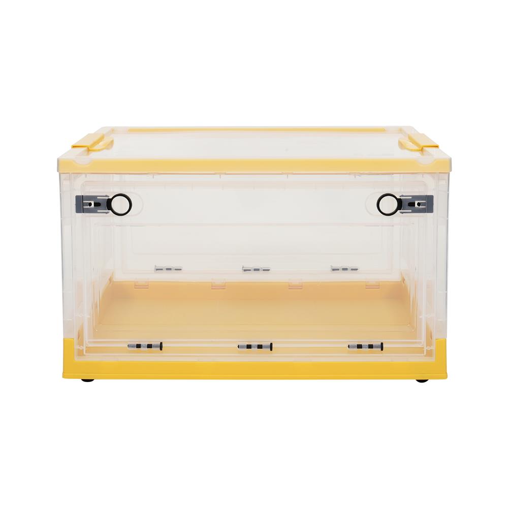 กล่องเก็บของพับได้ STACKO I NE 51x36x30.5 ซม. สีเหลือง/ใส