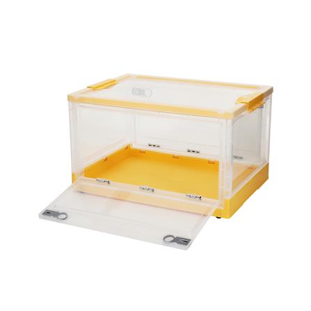 กล่องเก็บของพับได้ STACKO I NE 51x36x30.5 ซม. สีเหลือง/ใส_2