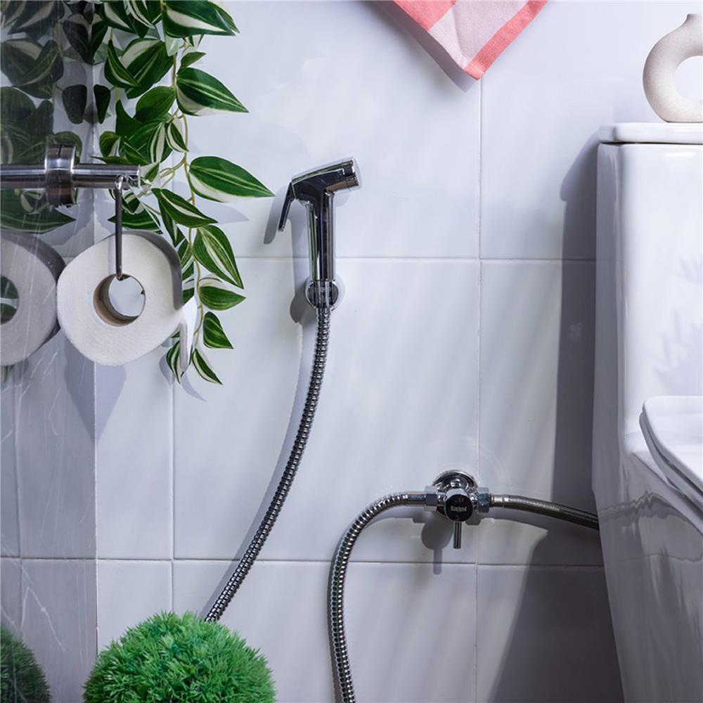สายฉีดชำระครบชุด RASLAND RA CH-BIDET-CR สีโครม