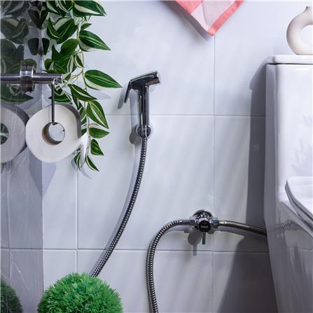 สายฉีดชำระครบชุด RASLAND RA CH-BIDET-CR สีโครม_1