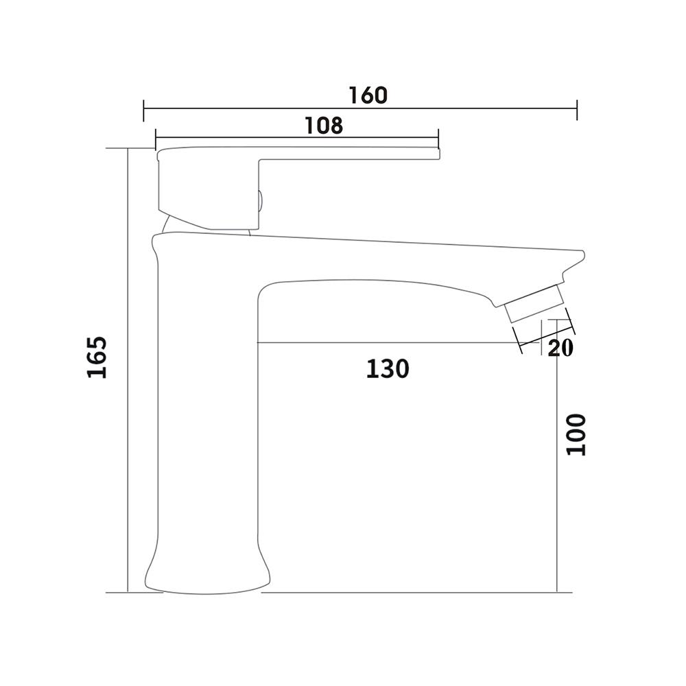 ก๊อกอ่างล้างหน้า NOVABATH NVB-CT119