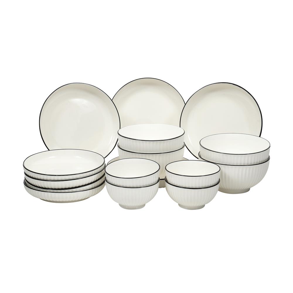 ชุดจานชาม PORCELAIN KECH FESTIVE 16ชิ้น/ชุด