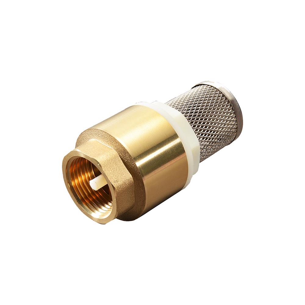 ฟุตวาล์วสปริง PP 3/4 นิ้ว สีทอง