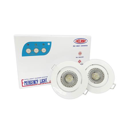 ไฟฉุกเฉิน LED สำรองไฟ 5 ชั่วโมง Cool White DELIGHT รุ่น LCU-200D20