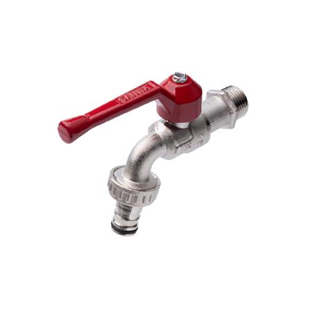 ก๊อกบอลสนาม SANWA 1 นิ้ว สีแดง_0