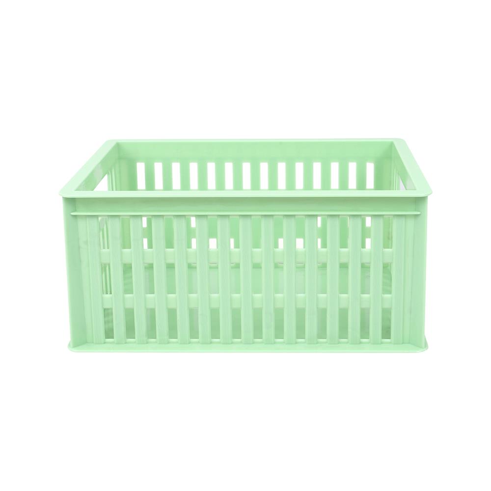 กล่องซ้อนได้ ME LIVING 591-1 16X24X11 ซม. สีเขียว