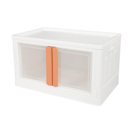 กล่องเก็บของบานเปิด STACKO CHEER 64x40x37 ซม. สีขาว/ส้ม_0