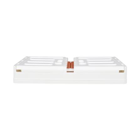 กล่องเก็บของบานเปิด STACKO CHEER 64x40x37 ซม. สีขาว/ส้ม_3