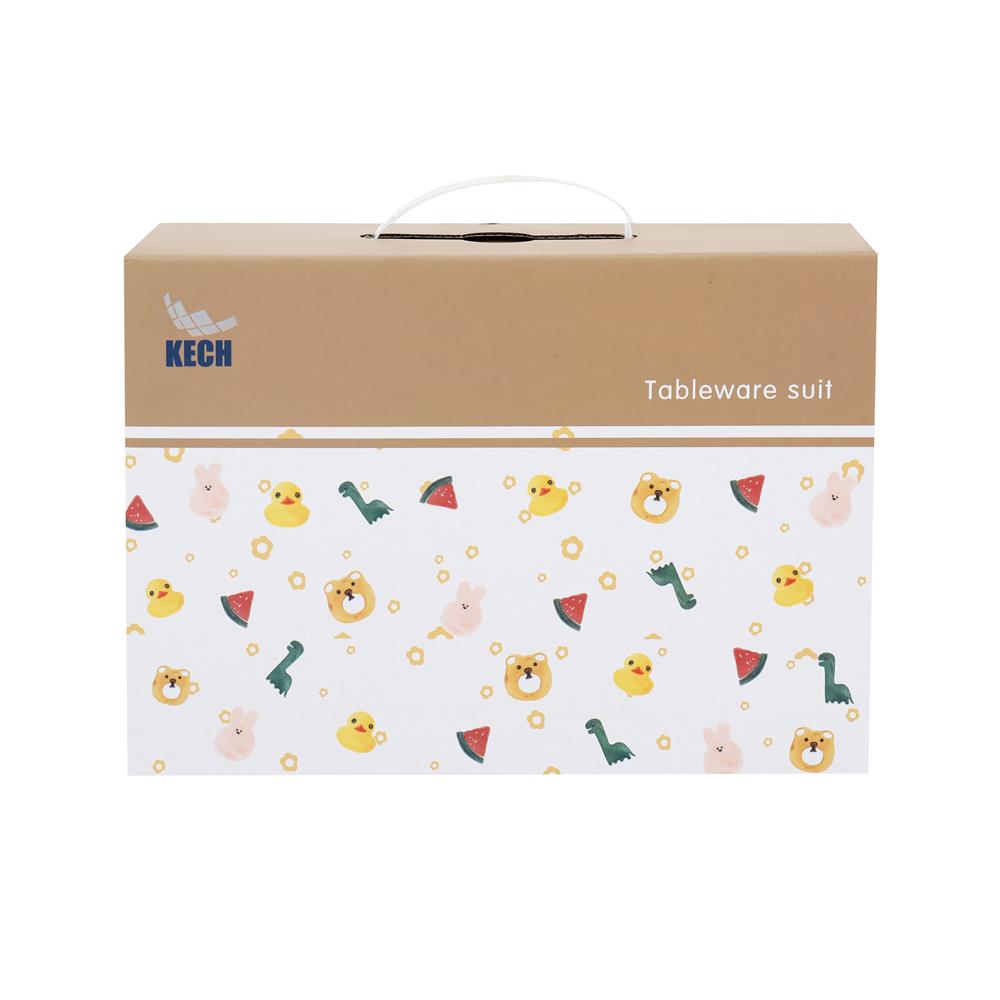 ชุด PORCELAIN KECH ORANGE BEAR แพ็ก 6 ชิ้น