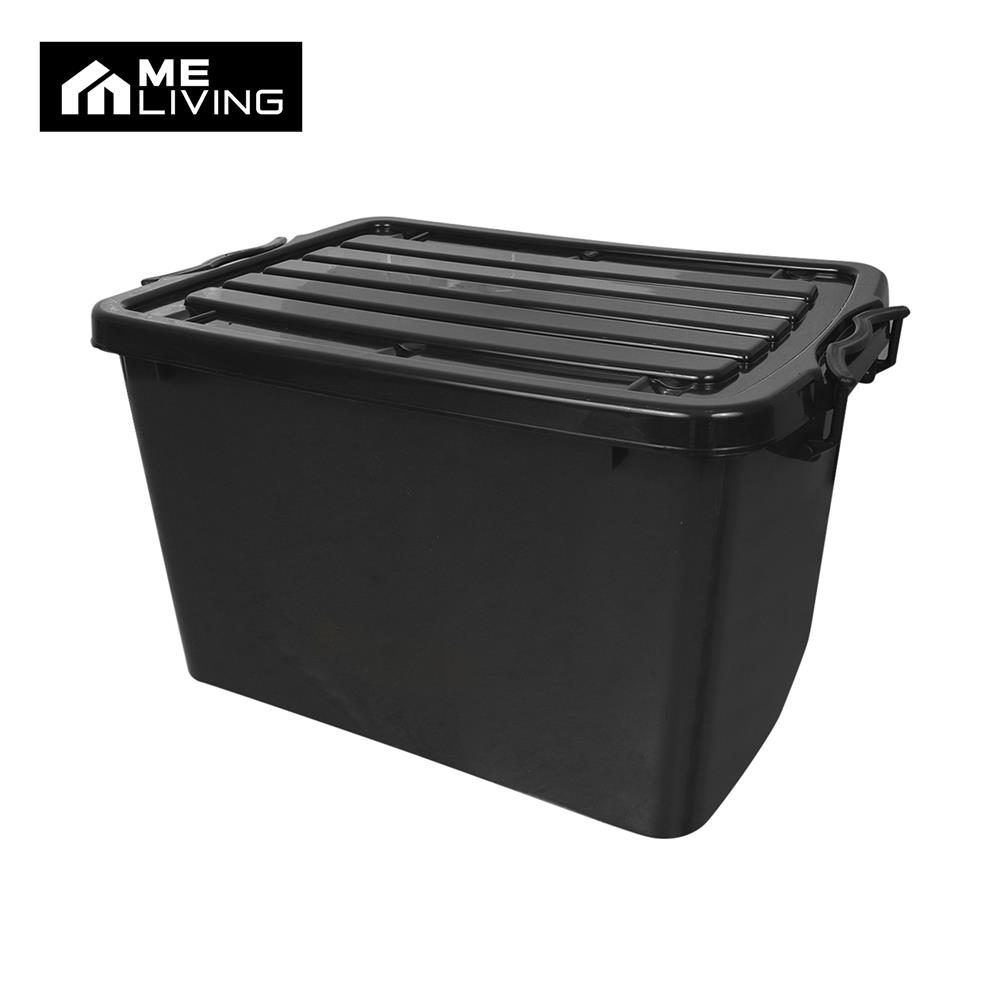 กล่องเก็บของ ME LIVING 51X72X41 ซม. 110 ลิตร สีดำ_0