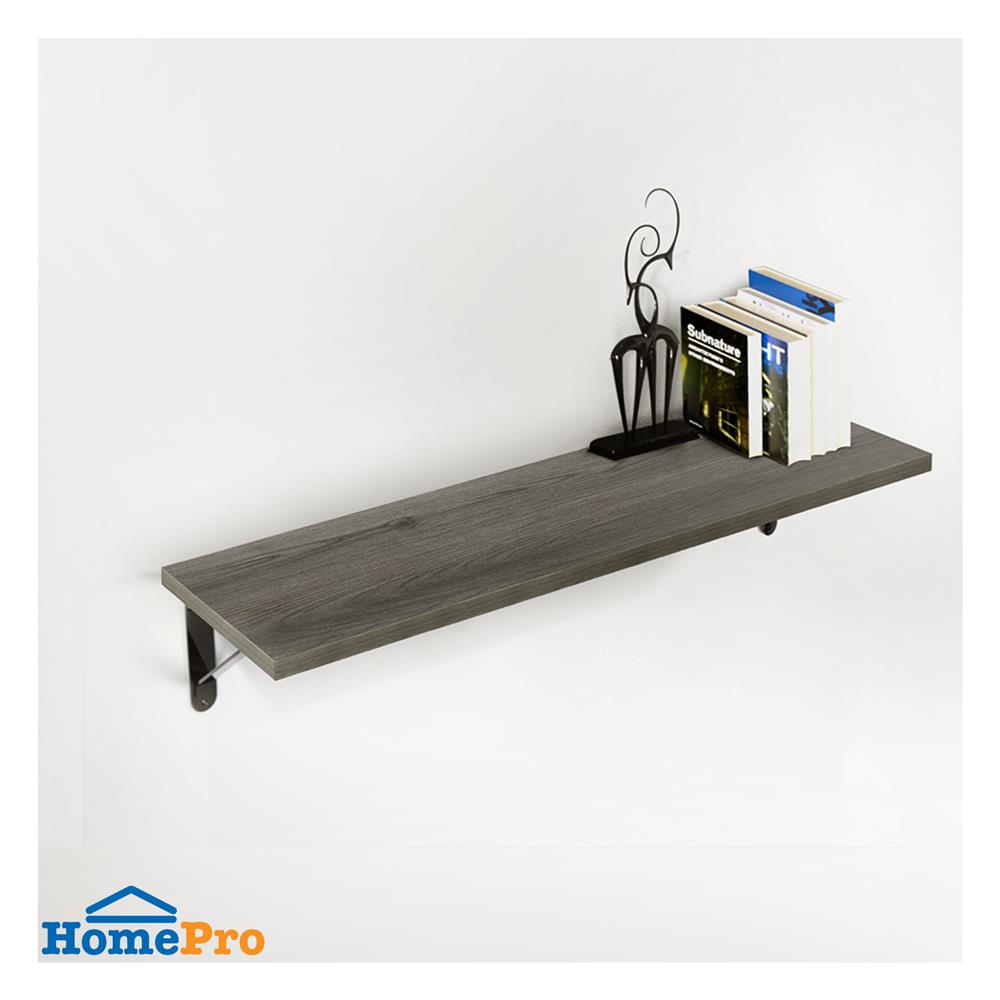 แผ่นชั้นไม้เมลามีน STACKO 80x24x1.8 ซม. สีเวอร์มองท์