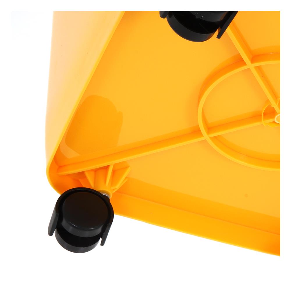 ถังขยะฝาเปิดปิดมีล้อ ACCO CLEAN 32 ลิตร สีเหลือง