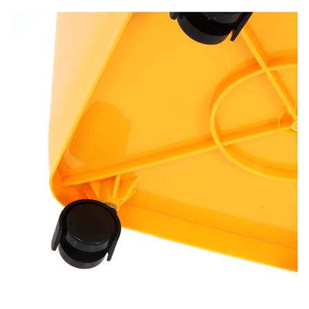 ถังขยะฝาเปิดปิดมีล้อ ACCO CLEAN 32 ลิตร สีเหลือง_4