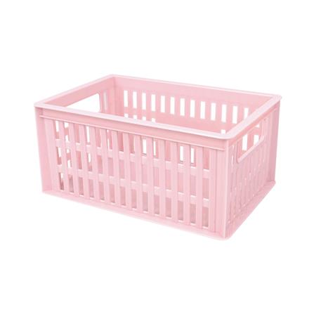 กล่องซ้อนได้ ME LIVING 591-1 16X24X11 ซม. สีชมพู_0