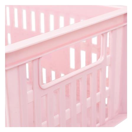 กล่องซ้อนได้ ME LIVING 591-1 16X24X11 ซม. สีชมพู_2