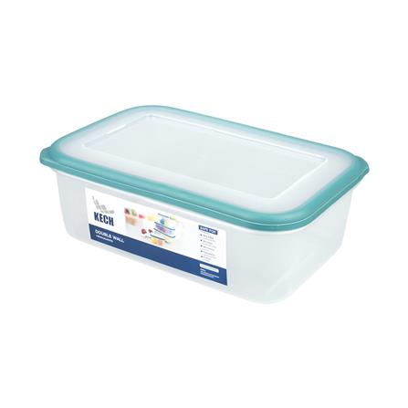 กล่องอาหาร 3.2 ลิตร KECH DOUBLE WALL 9037 สีเขียว_0