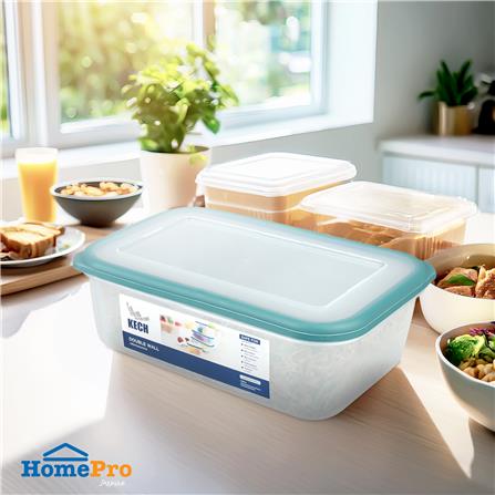 กล่องอาหาร 3.2 ลิตร KECH DOUBLE WALL 9037 สีเขียว_3