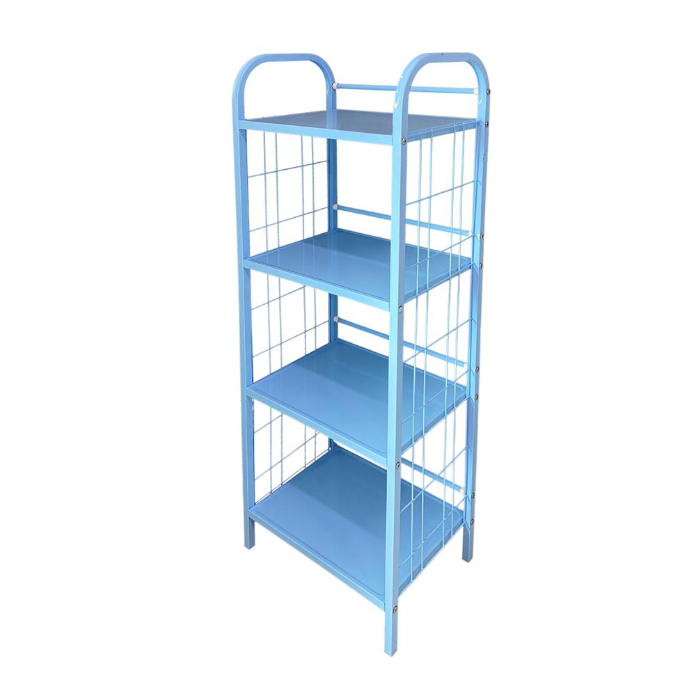 ชั้นวางของ 4 ชั้น STACKO AMAS 44x30.5x124 ซม. สีฟ้า