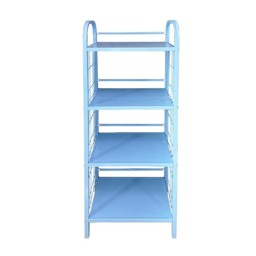 ชั้นวางของ 4 ชั้น STACKO AMAS 44x30.5x124 ซม. สีฟ้า