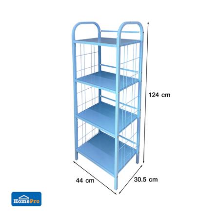 ชั้นวางของ 4 ชั้น STACKO AMAS 44x30.5x124 ซม. สีฟ้า_6