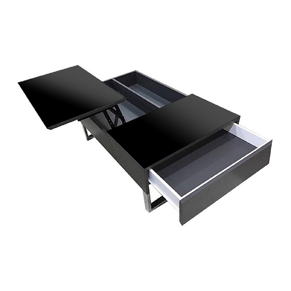 โต๊ะกลาง KONCEPT ACADIA สีเทา/ดำ