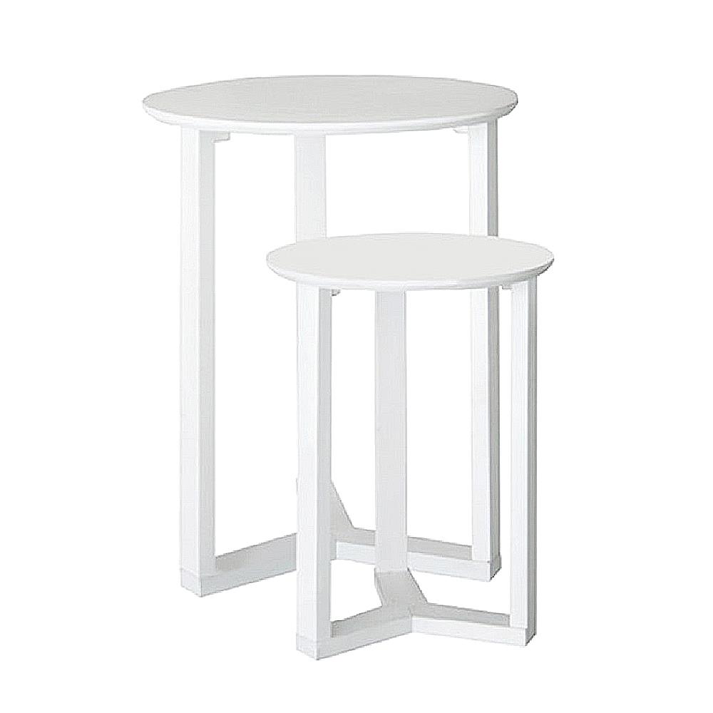 โต๊ะข้าง KONCEPT VINCENT2 สีขาว