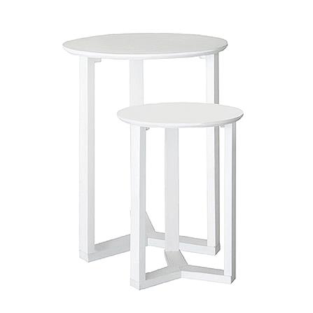 โต๊ะข้าง KONCEPT VINCENT2 สีขาว_0