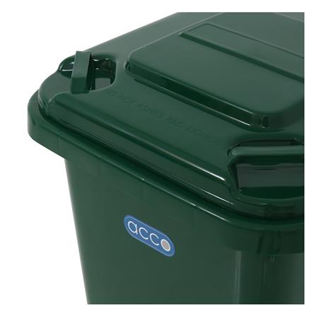 ถังขยะฝาเปิดปิดมีล้อ ACCO CLEAN 60 ลิตร สีเขียว_3