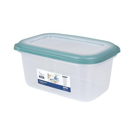 กล่องอาหาร 1.2 ลิตร KECH DOUBLE WALL 9033 สีเขียว
