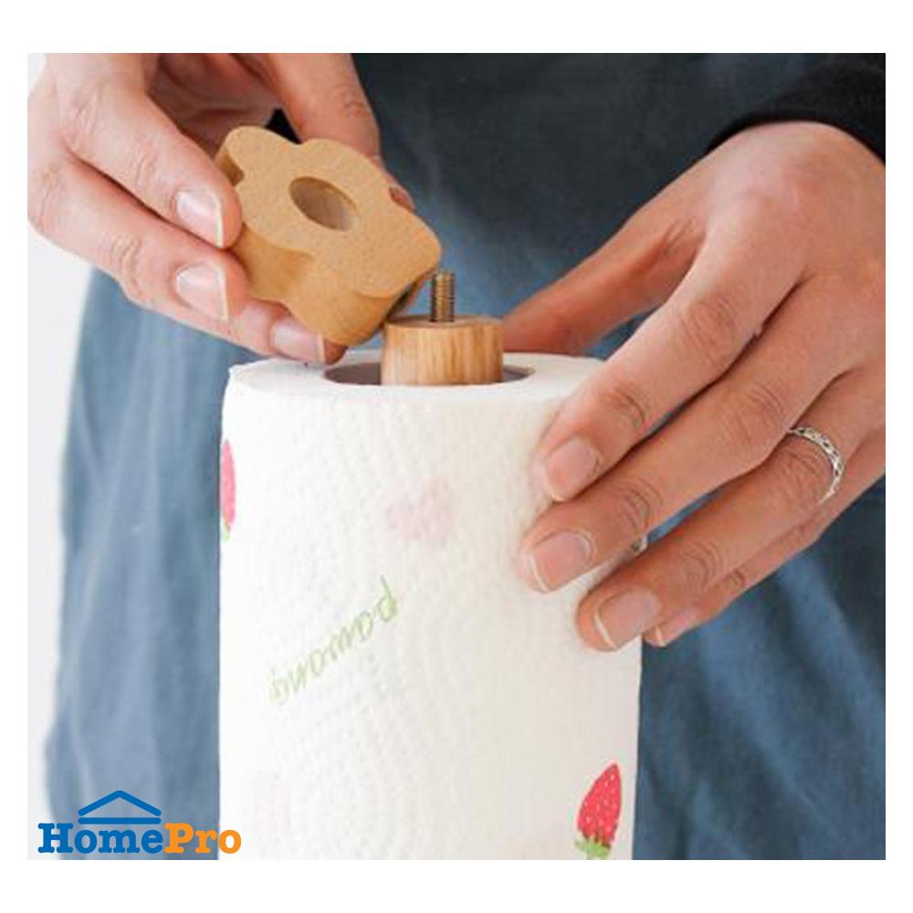 ที่ใส่ทิชชู่ม้วนไม้ไผ่ BAMBOO FLOWER