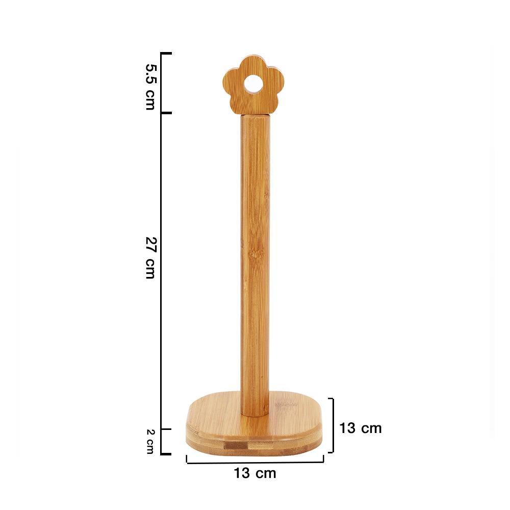 ที่ใส่ทิชชู่ม้วนไม้ไผ่ BAMBOO FLOWER