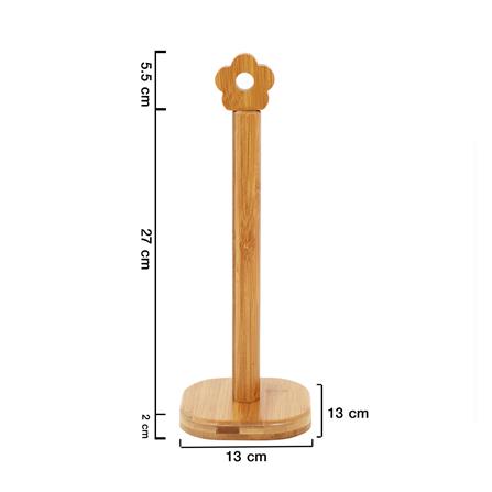 ที่ใส่ทิชชู่ม้วนไม้ไผ่ BAMBOO FLOWER_4