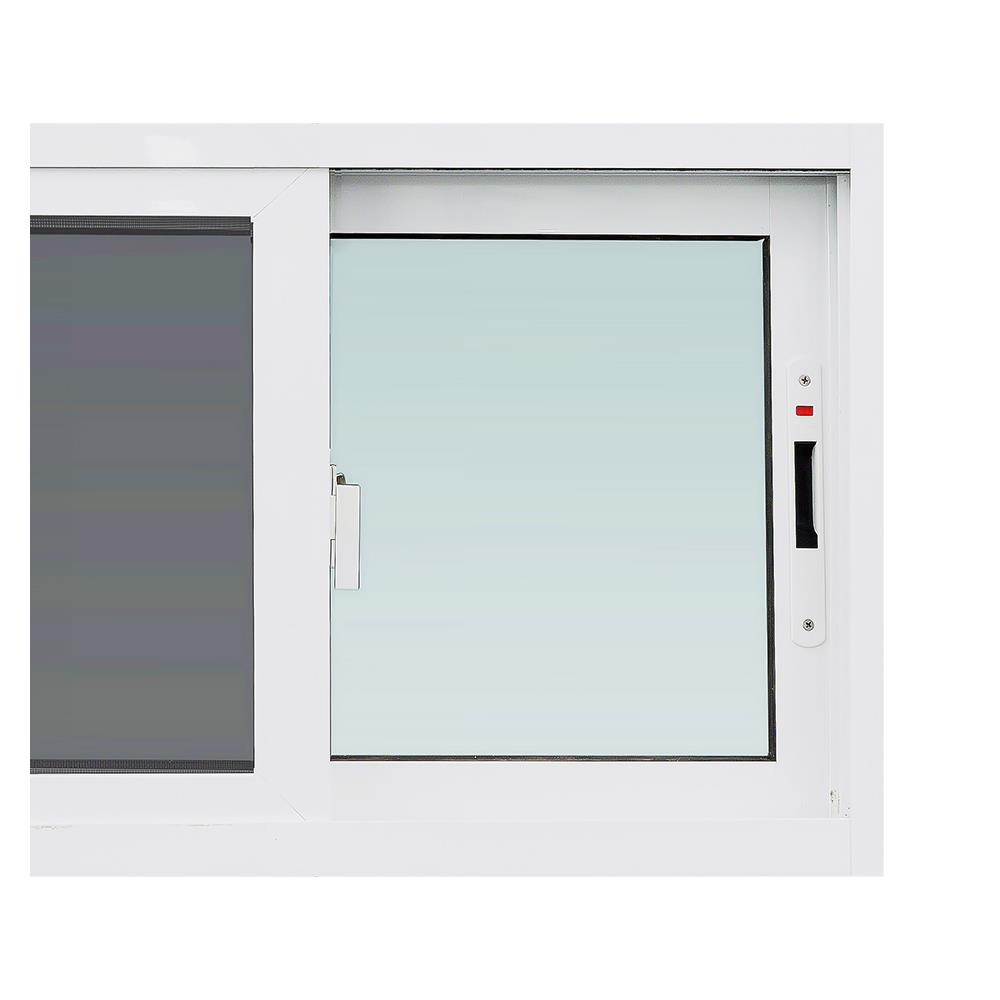 หน้าต่างบานเลื่อน อะลูมิเนียม S-S มุ้ง TAKECHI 100X100 ซม. สีขาว