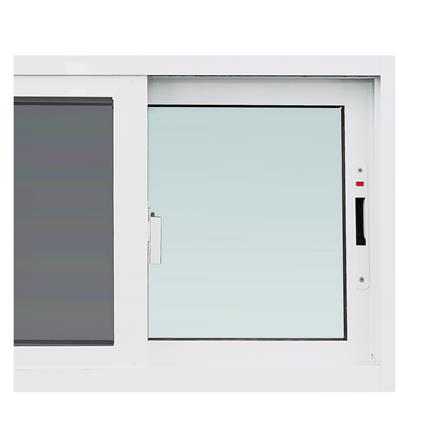 หน้าต่างบานเลื่อน อะลูมิเนียม S-S มุ้ง TAKECHI 100X100 ซม. สีขาว_1
