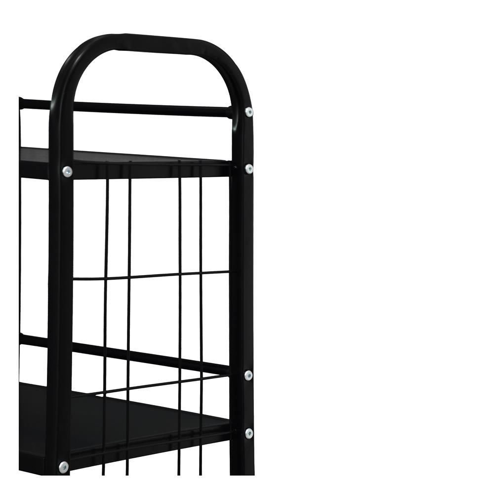 ชั้นวางของ 3 ชั้น STACKO AMAS 44x30.5x91.5 ซม. สีดำ