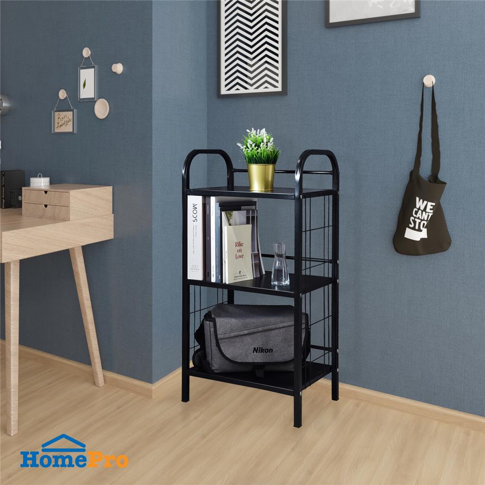 ชั้นวางของ 3 ชั้น STACKO AMAS 44x30.5x91.5 ซม. สีดำ