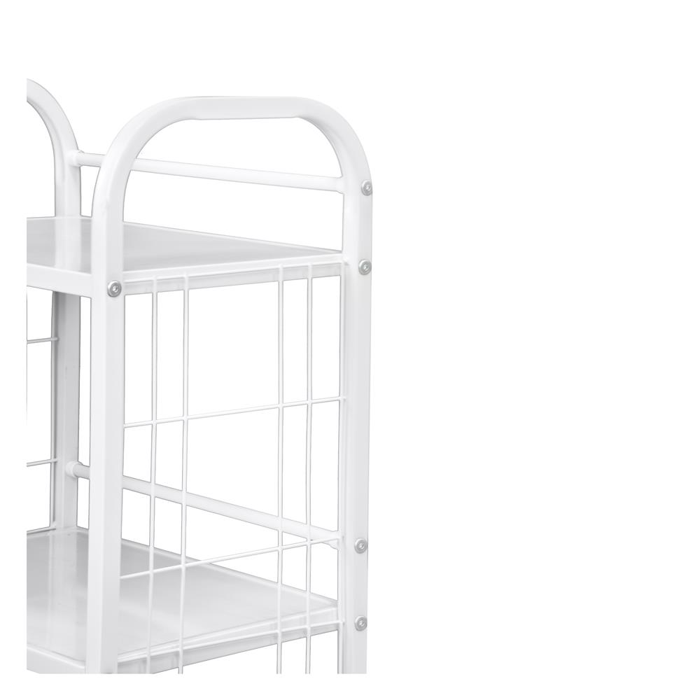 ชั้นวางของ 4 ชั้น STACKO AMAS 44x30.5x124 ซม. สีขาว