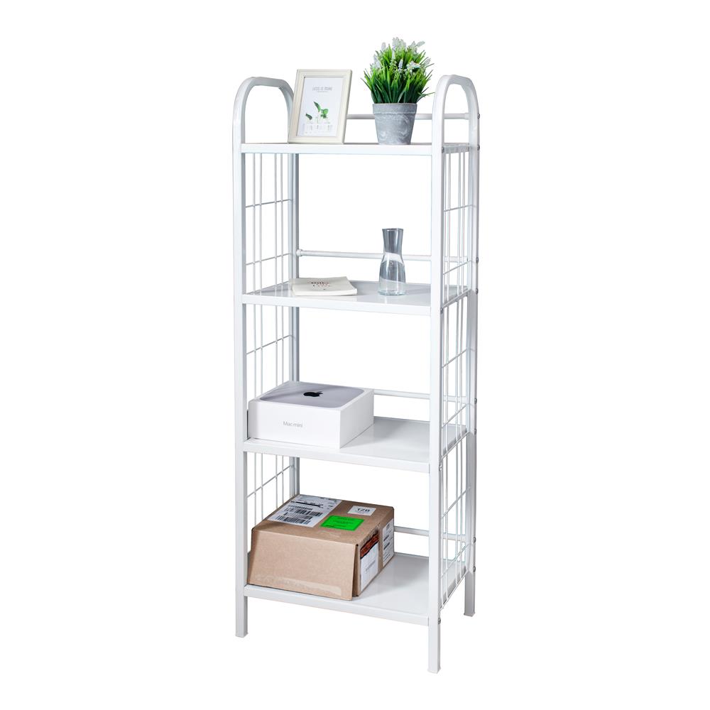 ชั้นวางของ 4 ชั้น STACKO AMAS 44x30.5x124 ซม. สีขาว