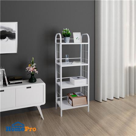 ชั้นวางของ 4 ชั้น STACKO AMAS 44x30.5x124 ซม. สีขาว_4