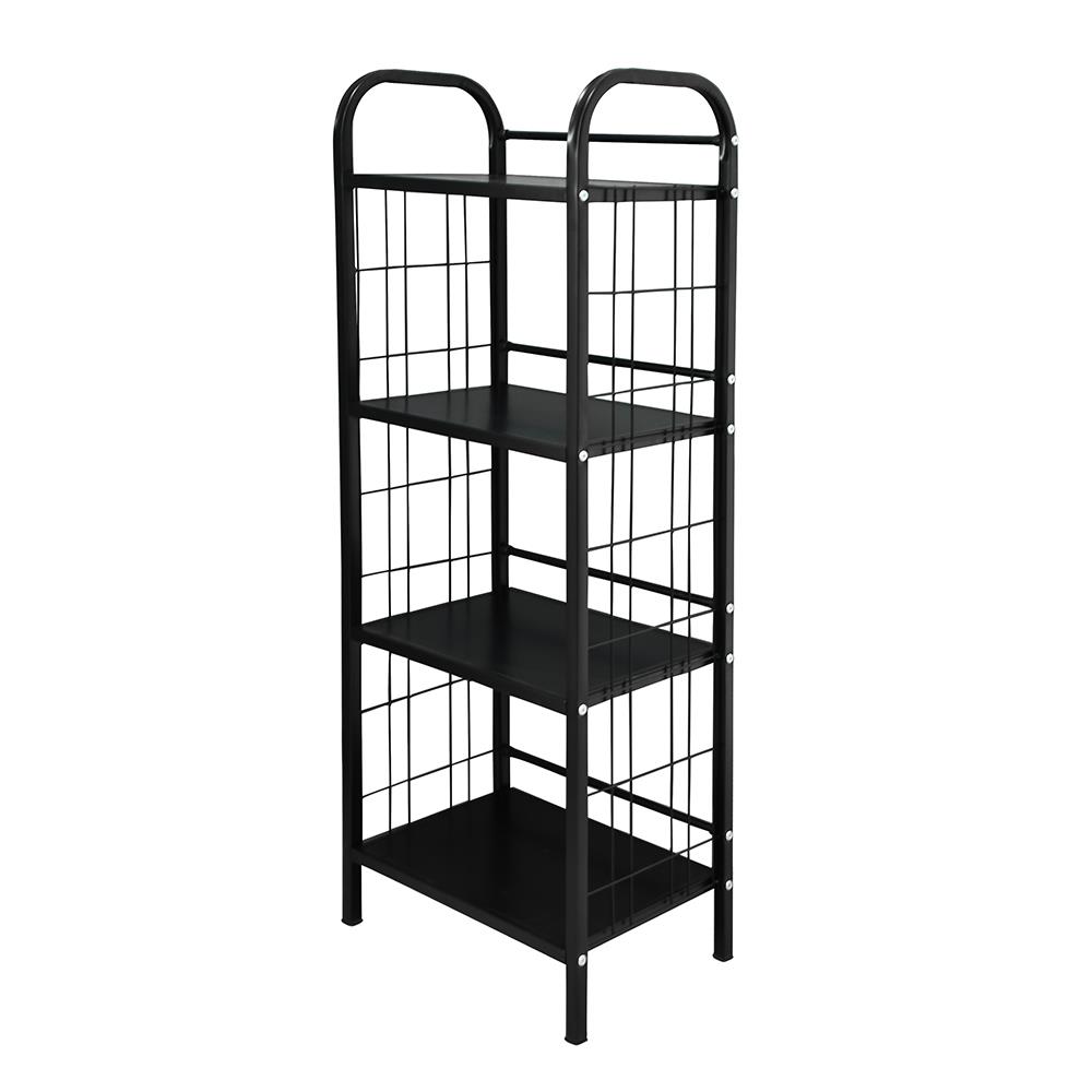 ชั้นวางของ 4 ชั้น STACKO AMAS 44x30.5x124 ซม. สีดำ